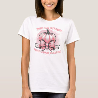 Camiseta Arco de coquete cor-de-rosa para sensibilização do