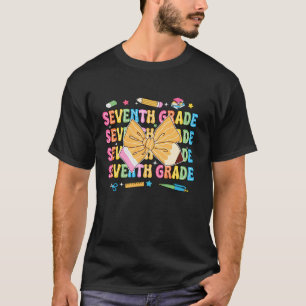 Camiseta Arco De Coquete De Lápis De Professores Da Categor