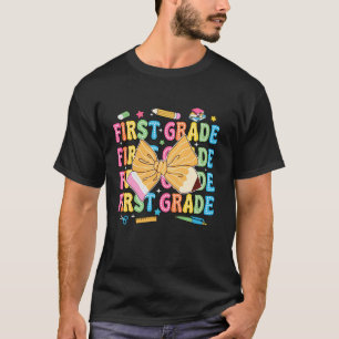Camiseta arco De Coquete De Lápis De Professores Da Classe