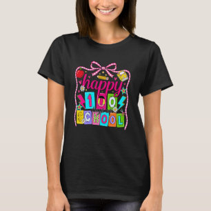 Camiseta Arco de Coquete do 100º Dia de Aula para Meninas e