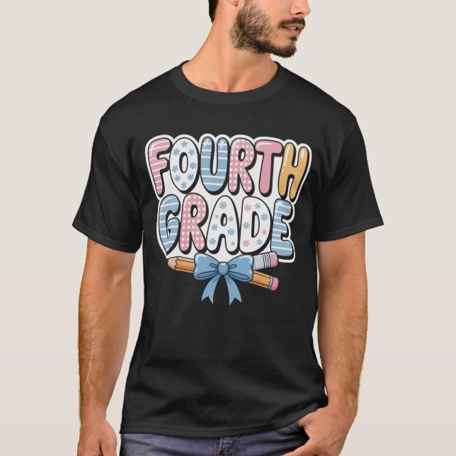 Camiseta arco De Coquete Do 4º Grau De Volta Ao Professor (Frente)