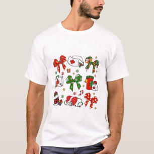 Camiseta Arco de Coquete Enfermeira Natal Enfermagem Feliz