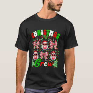Camiseta Arco de coquetéis de Natal soprando bolha X