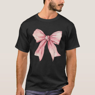 Camiseta Arco De Coquetel Cor-De-Rosa Para Mulheres Coquete