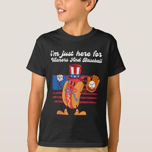Camiseta Arco de Coquetes de Cachorro Quente com Emulentes  (Frente)
