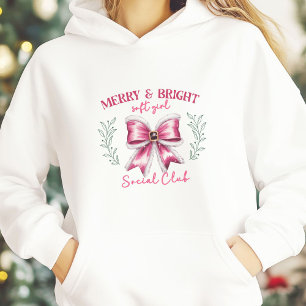 Camiseta Arco de Coquetes de Natal rosa