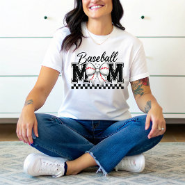 Camiseta Arco de Coquette da Mãe Retro Mama Baseball