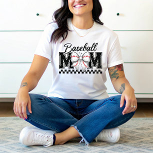 Camiseta Arco de Coquette da Mãe Retro Mama Baseball
