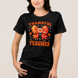 Camiseta Arco de Coquette do Professor Retro de Ação de Gra