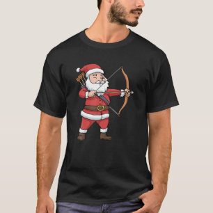 Camiseta Arco de Fila de Natal Caçando Papai Noel