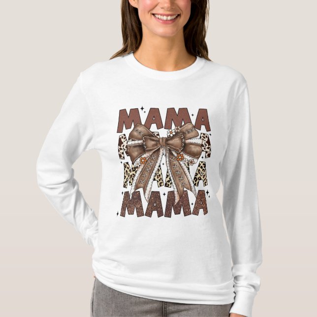 Camiseta Arco de futebol mama, Arco de outono (Frente)