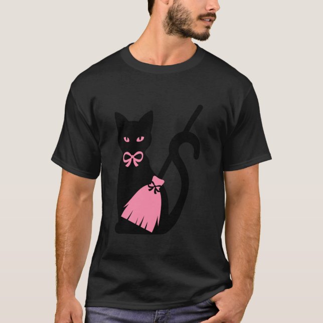 Camiseta Arco de Halloween Arco preto Gato (Frente)