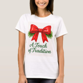 Camiseta Arco de Natal Coquette — Magia de Garota Desarruma