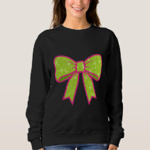 Arco de Natal Rosa Quente e Verde com Vibe Retro Y