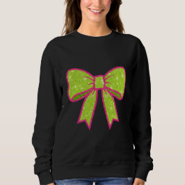 Camiseta Arco de Natal Rosa Quente e Verde com Vibe Retro Y