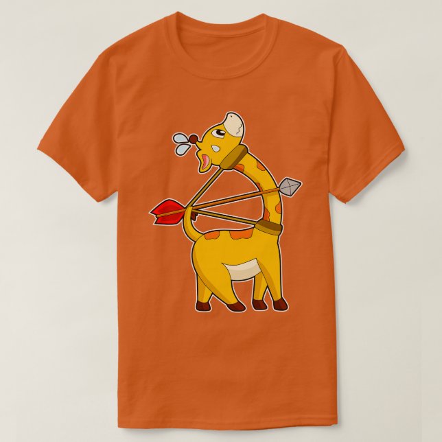 Camiseta Arco de Seta Giraffe Archer (Frente do Design)