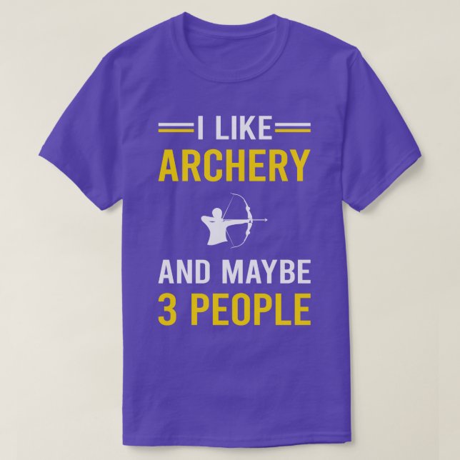 Camiseta arco de setas do Pessoas Archery Archery (Frente do Design)