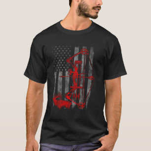 Camiseta Arco Deer Hunting Flag Archery