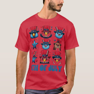 Camiseta Arco do dia de independência do Coquette Fireworks