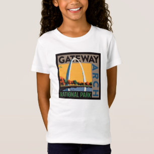 Camiseta Arco do gateway   Ruas Louis, Missouri