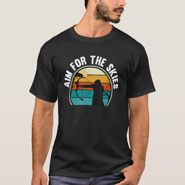 Camiseta Arco Do Treinador Bowman Arrow Archer Aim Para (Frente)