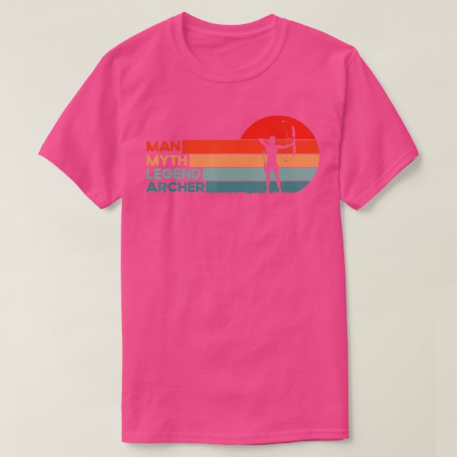 Camiseta Arco e Arqueiro de Caça a Caça a Caça (Frente do Design)