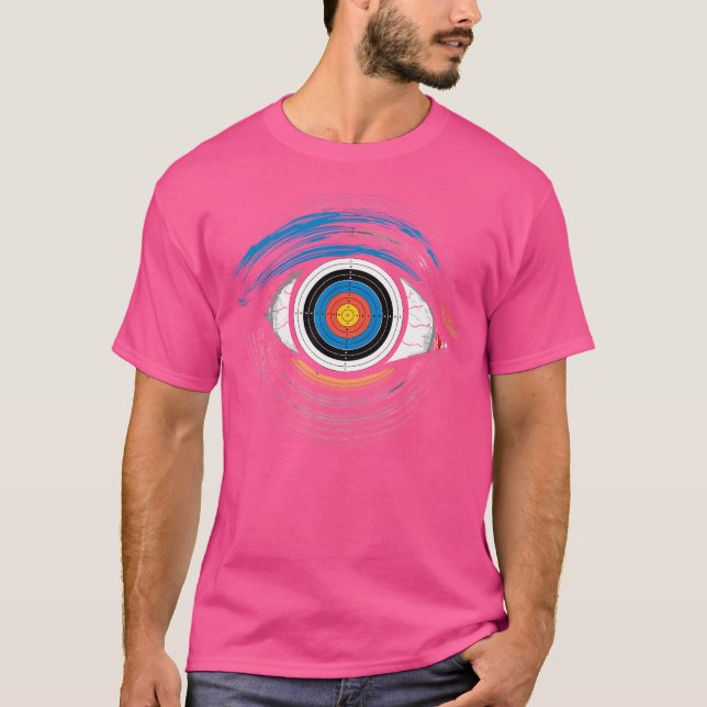 Camiseta Arco E Arranque De Seta Para Arqueiros De Olhos Al (Frente)