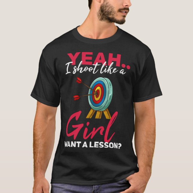 Camiseta Arco e caça a setas de Archery Girl (Frente)