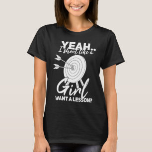 Camiseta Arco e caça a setas de Archery Girl