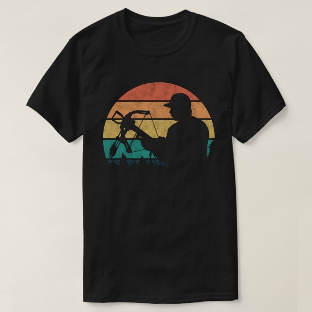Camiseta Arco e Flechas de Caçador (Frente do Design)