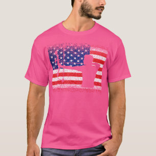 Camiseta Arco E Orgulho Americano De Arrow, Bandeira Americ