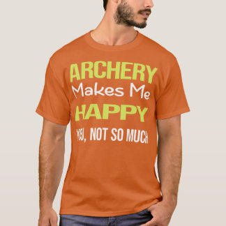 Camiseta Arco Engraçado de Arqueiros de Arqueiro Feliz
