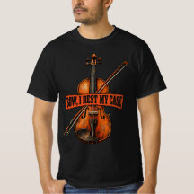 Arco Eu Termino Meu Caso Violinista Humor Design d
