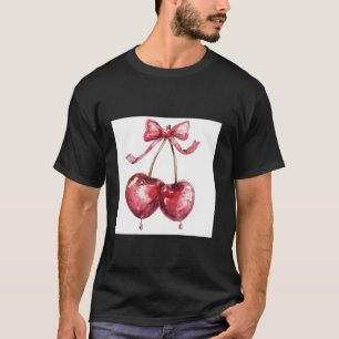 Camiseta Arco feminino em coqueta de Watercolor, cor-de-ros