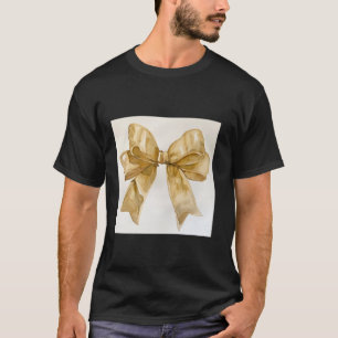 Camiseta Arco feminino em ouro estético coquetel de Waterco