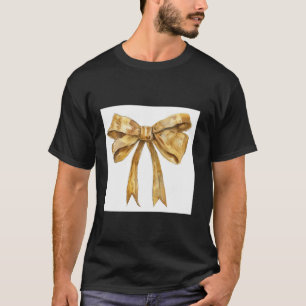 Camiseta Arco feminino em ouro estético coquetel de Waterco