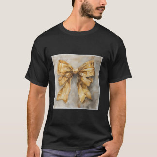 Camiseta Arco feminino em ouro estético coquetel de Waterco