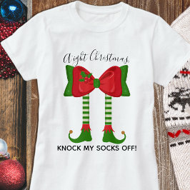 Camiseta Arco Feriado Engraçado Sabe Natal