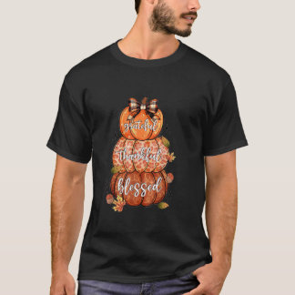 Camiseta Arco Floral Feliz e Abençoado  Coquette