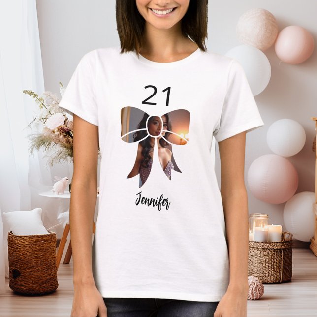 Camiseta Arco foto Aniversário (Criador carregado)