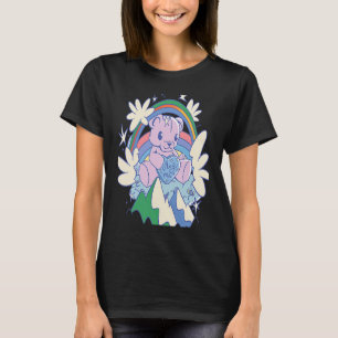 Camiseta Arco-Íris Abraça-me Ursinho Bonito Abraço Tempo Ur