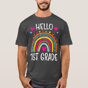 Camiseta Arco-Íris Alô, 1rua De Volta Para O Professor Stu