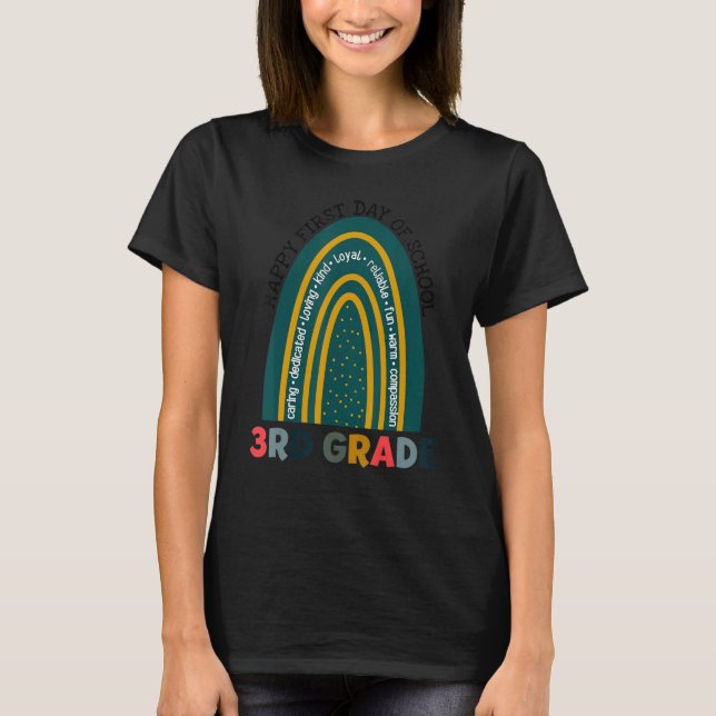 Camiseta Arco-Íris Alô, Professor Do Terceiro Grau, Primeir (Frente)