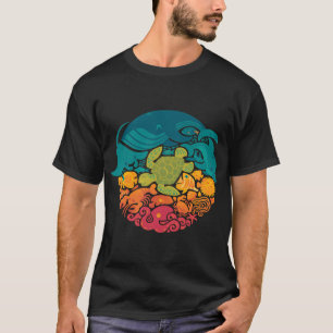 Camiseta Arco-íris Aquático