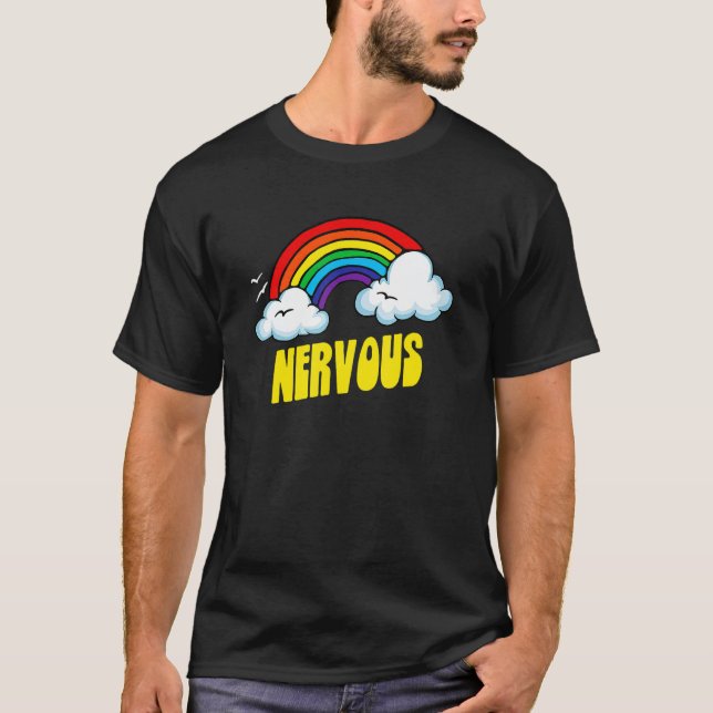 Camiseta Arco-Íris Arcásico Cuto Nervoso (Frente)