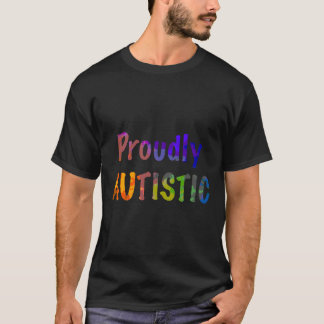 Camiseta Arco-Íris Autista orgulhoso