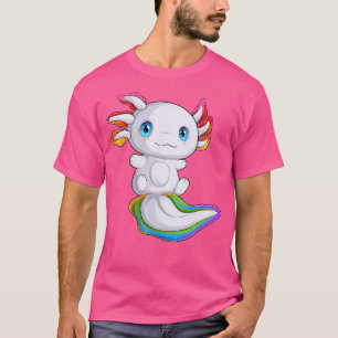 Camiseta Arco-Íris Axolotl Salamander Mexicano Acmphibian