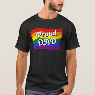 Camiseta Arco-íris Bandeira PAI orgulhoso PFLAG pai LGBTQ