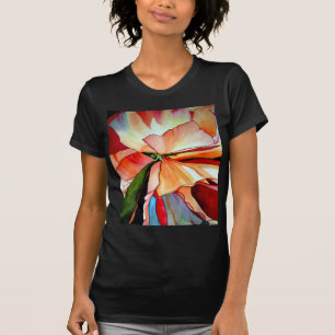 Camiseta Arco-Íris Begonia aquarela