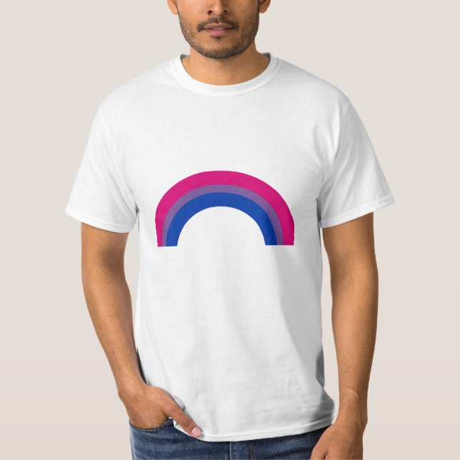 Camiseta Arco-íris Bissexual (Frente)